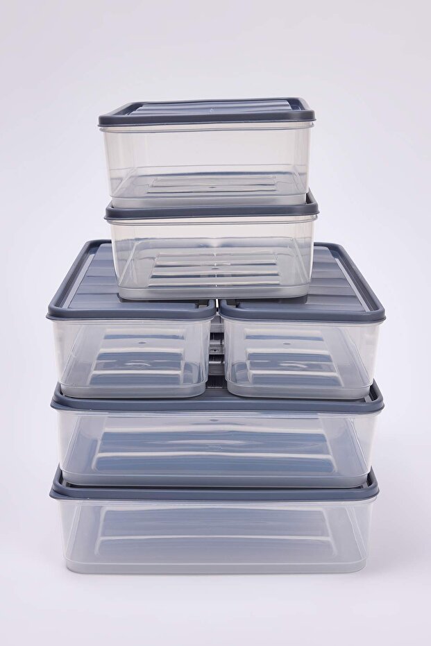 6'lı Buzdolabı Düzenleyici Gri 2x(3,5, 1,65, 1,75 Lt) TPHSS25SKB00003 - 3