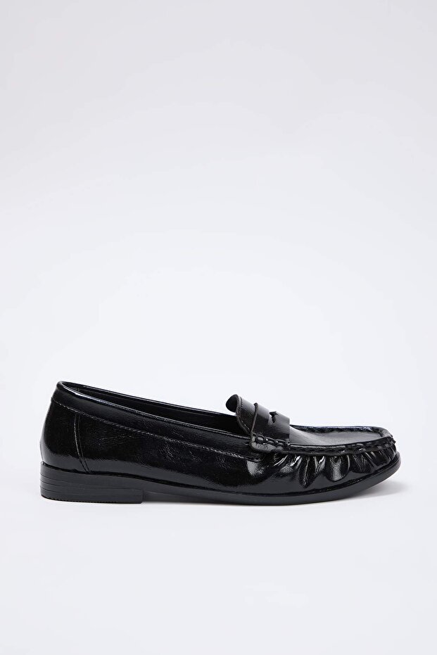 Siyah Saraçlı Kadın Loafer TAKSS26LA00006 - 6