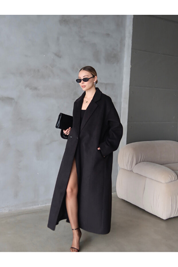 معطف كاشي قصة فضفاضة - 3