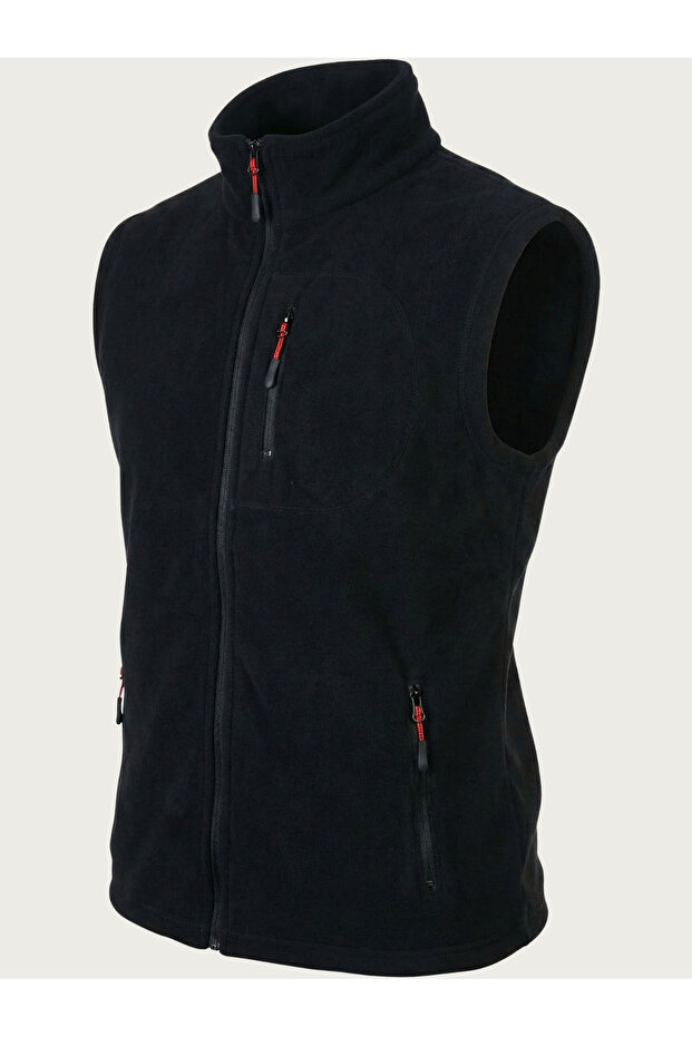 GENIUS STORE Store Erkek Polar Yelek Tam Femuarlı Outdoor Spor Yelek 3 Cepli 8 Renk