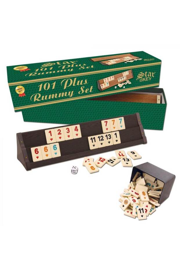 101 Plus Okey Set - 1010433 - Dark Color