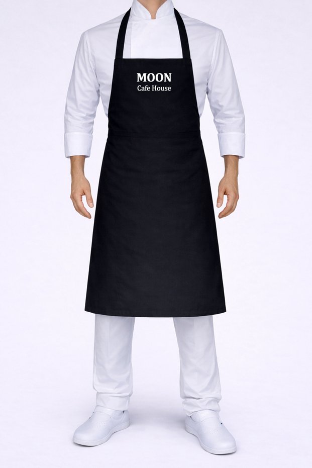 Barista Apron with Black Name Gift - Cook, Kitchen and Waiter Hanging Apron