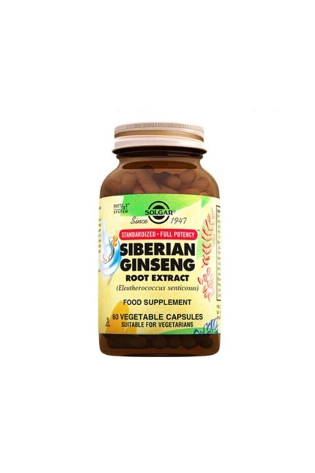 Siberian Ginseng Root Extract 60 Kapsül - 1