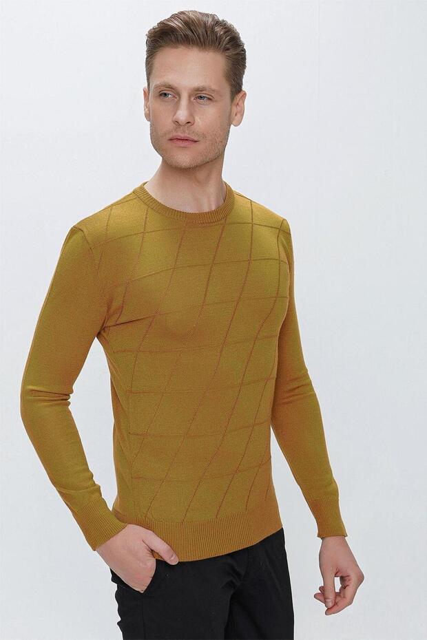 TR 837 Camel Balıkçı Triko - 4