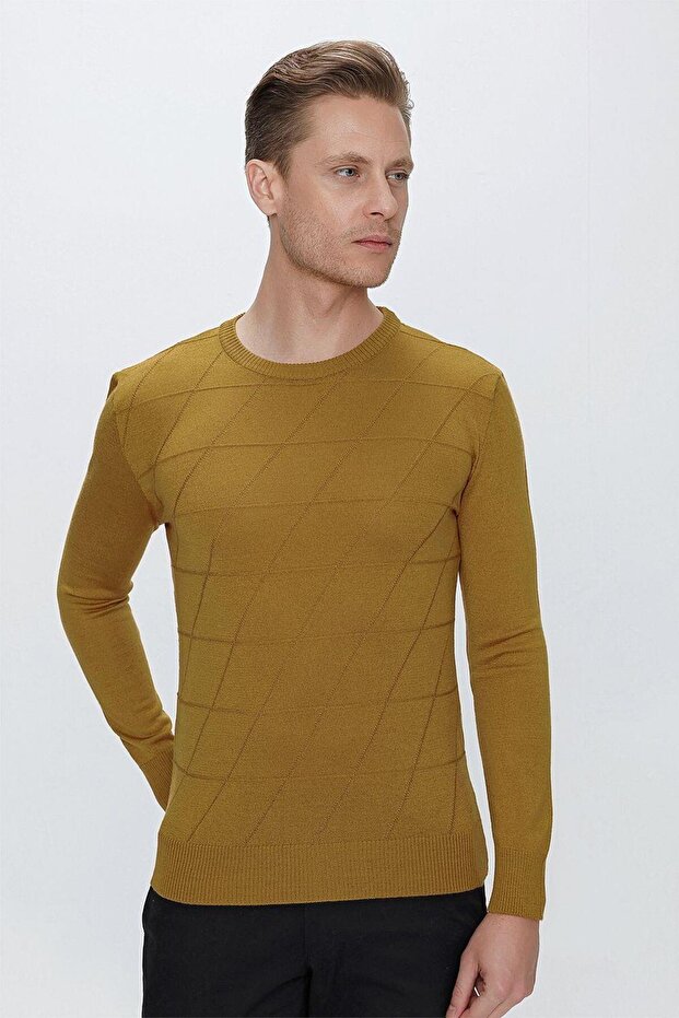 TR 837 Camel Balıkçı Triko - 2