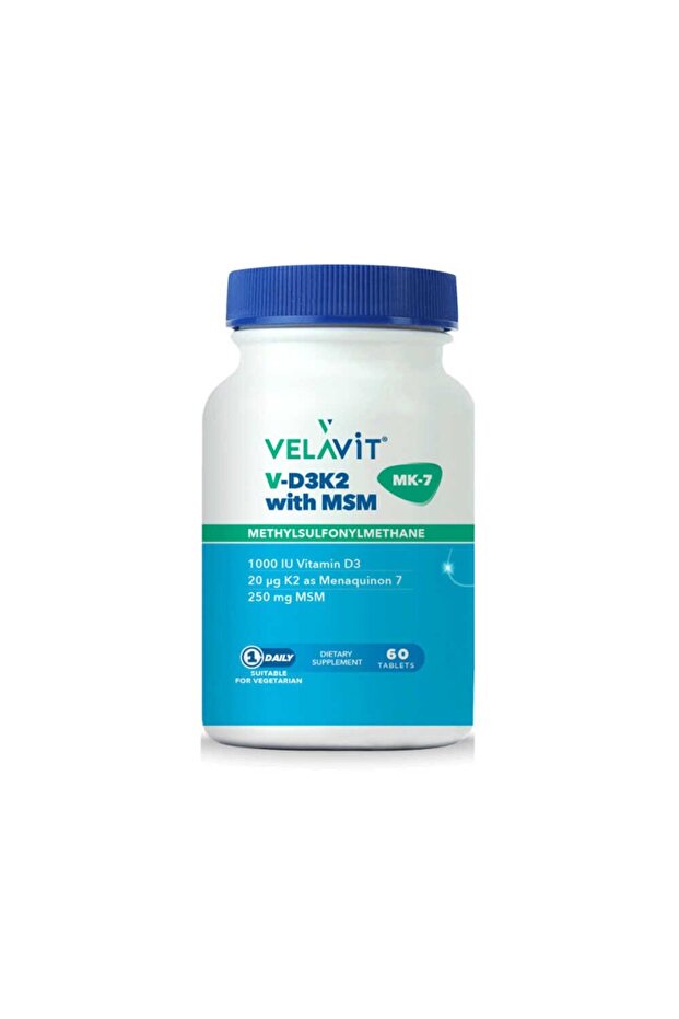 V-D3K2 With MSM 60 Tablet - 1
