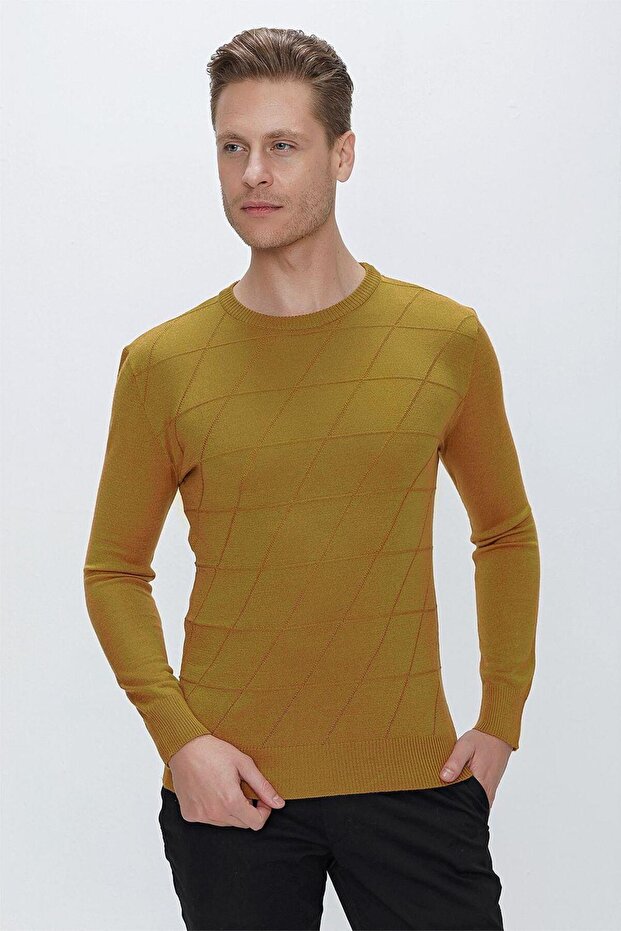 TR 837 Camel Balıkçı Triko - 1