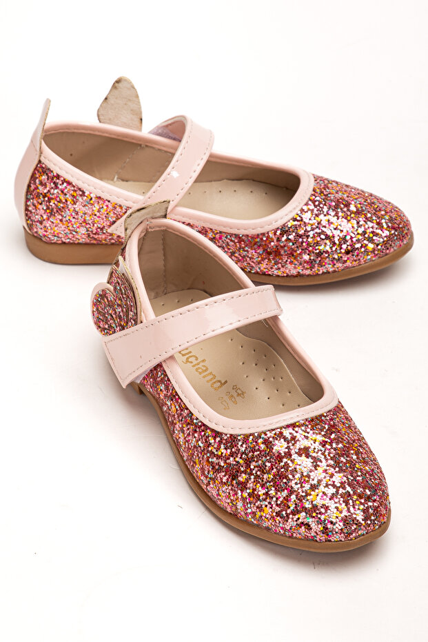 Very Light, Very Comfortable Insole, Orthopedic Butterfly Detailed Girls' Ballerinas