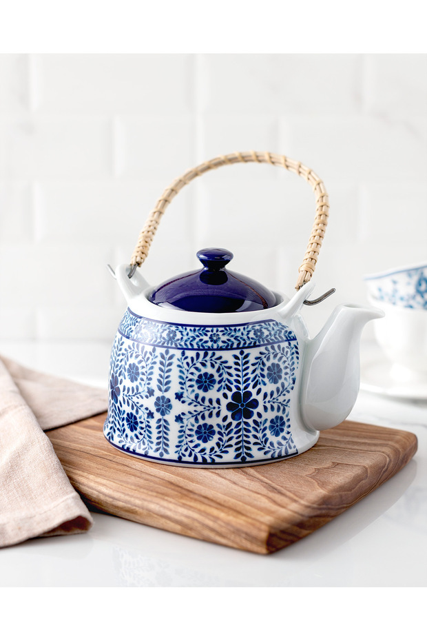 Nostalgic Papillon Teapot - Blue