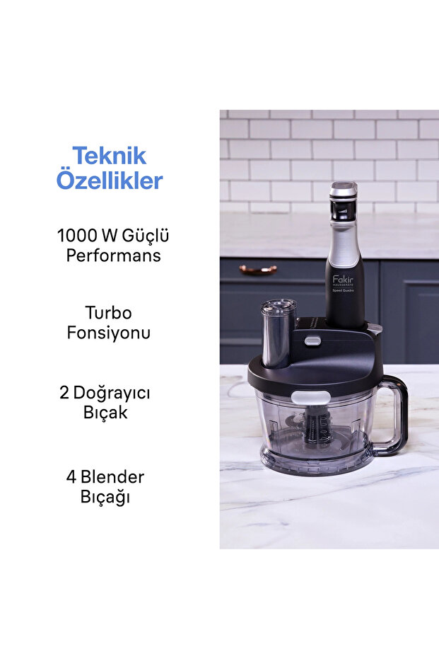 Speed Quadro Blender Seti Silver - 3