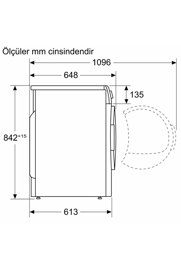WQK25200TR Serie 6 10 Kg Beyaz Kurutma Makinesi - 6