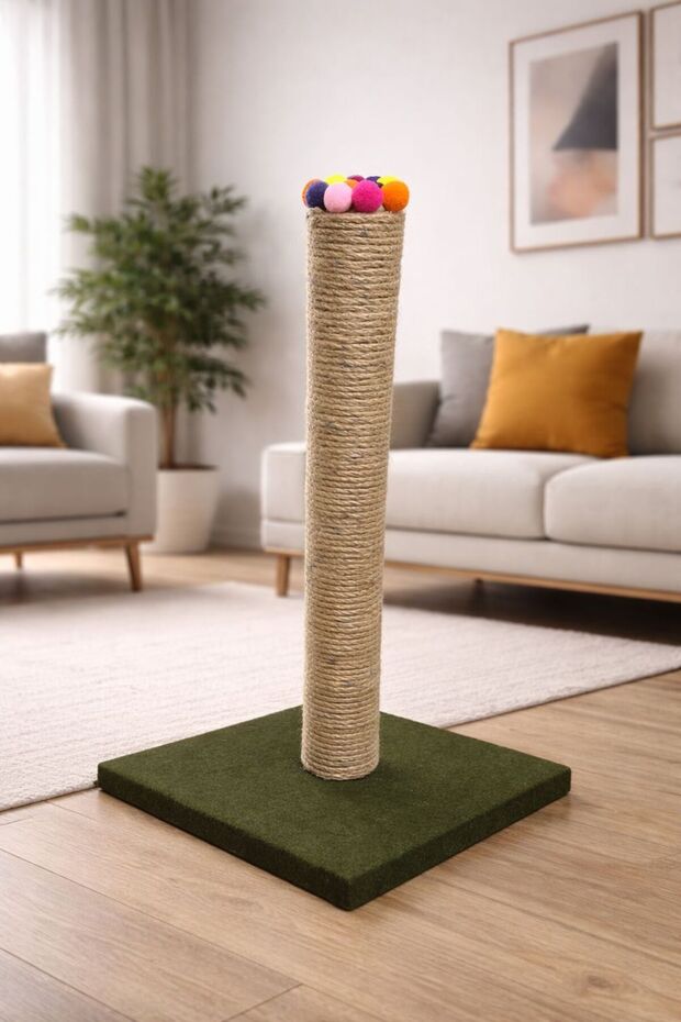 لوح خدش للقطط بطول 52 سم - 1