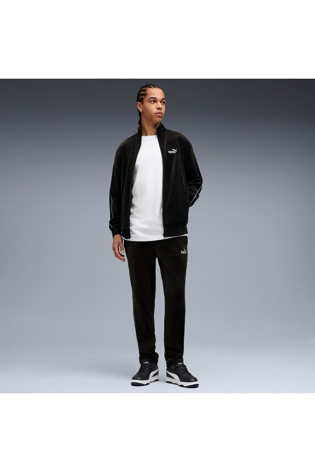 Knitted Pants, Regular, Regular, Side Pocket, Knitted, Plain - 5