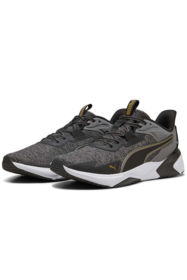 حذاء Disperse XT 4 Knit من PUMA باللون الأسود وCool Dark