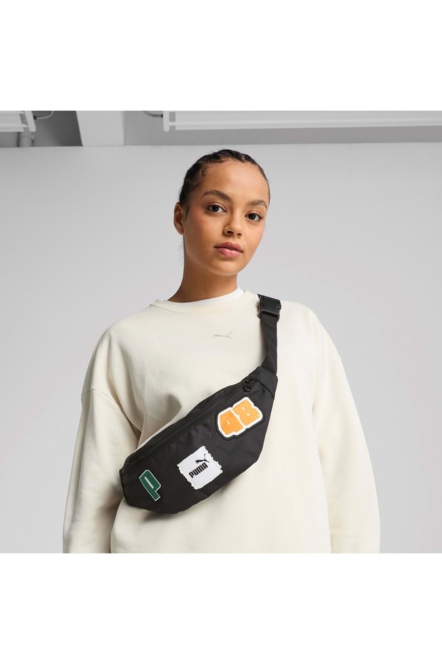 091162-01 Phase Patch Waist Bag Unisex Bel Çantası SİYAH - 4