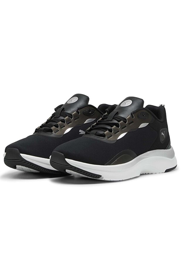 حذاء SOFTRIDE Orla Metallic Dream من PUMA، متعدد الألوان: الأسود والفضي والفضي المطفي والأبيض