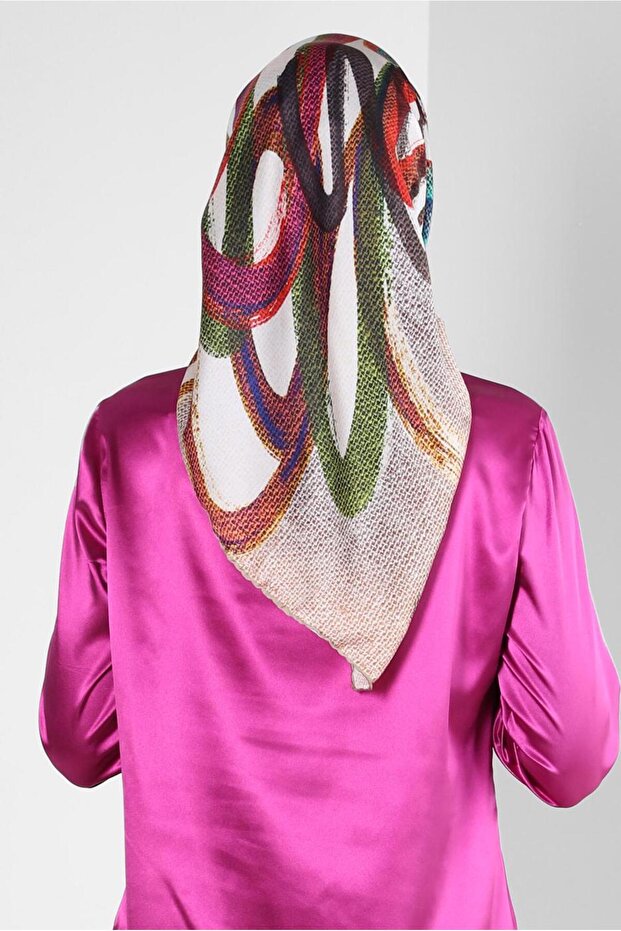 وشاح منقوش 8245 - 2