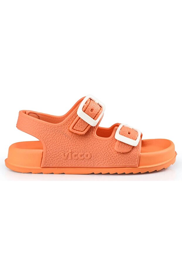 Bunny Basic Unisex Bebek Orange Sandalet - 3