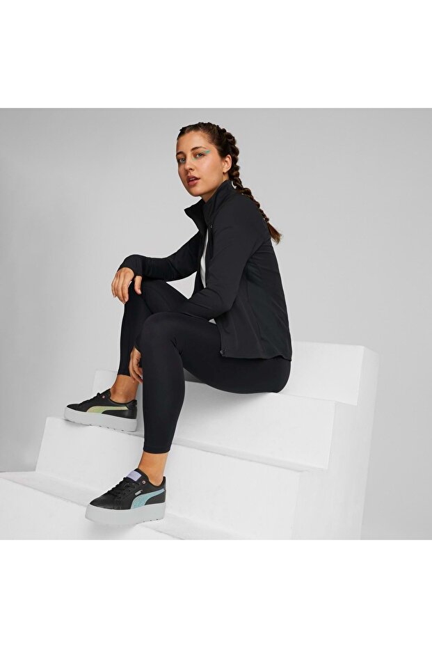 Women's Sports Tracksuit Set - Active Woven Suit Black -67002401 - 6