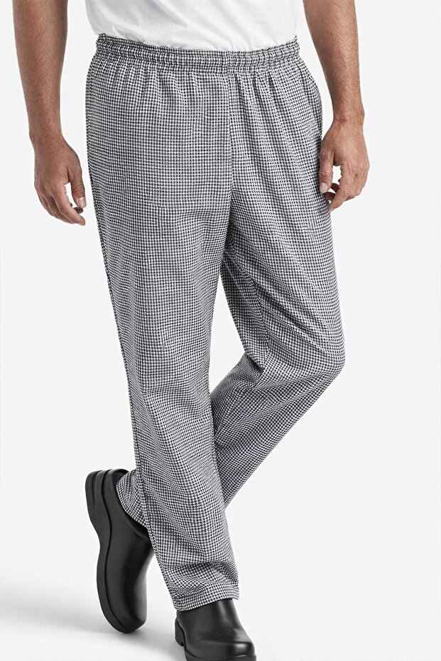 Lastikli Aşçı Pantolonu - 1