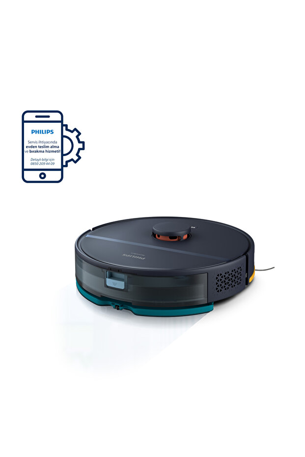 Philips 2000 Serisi Islak Kuru Moplu Robot Süpürge, Yüksek Emiş Gücü, Uzun Çalışma Süresi, XU2000/10