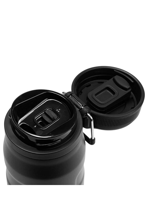 The IceFlow Twist Flip Termos 0.71 LT Termos Kupa Kamp Matara SİYAH - 3