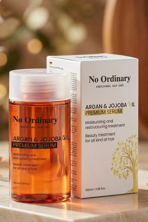 Natural Hair Care Oil & Serum with Premium Argan & Jojoba 100ml
