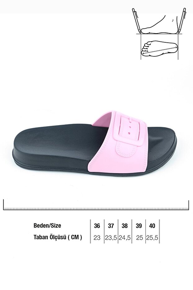 Жіночі літні мокрі капці на одній пряжці - 4