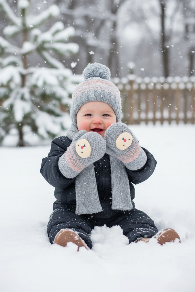 Bebek tek parmak eldiven - 1