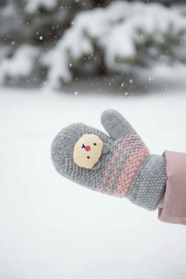 Bebek tek parmak eldiven - 7