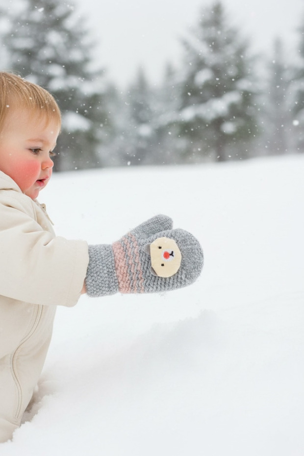 Bebek tek parmak eldiven - 3