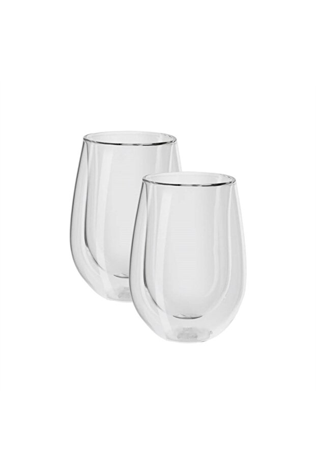 Çift Camlı 2'Li Meyvesuyu Bardağı Seti - 296 ML - 2