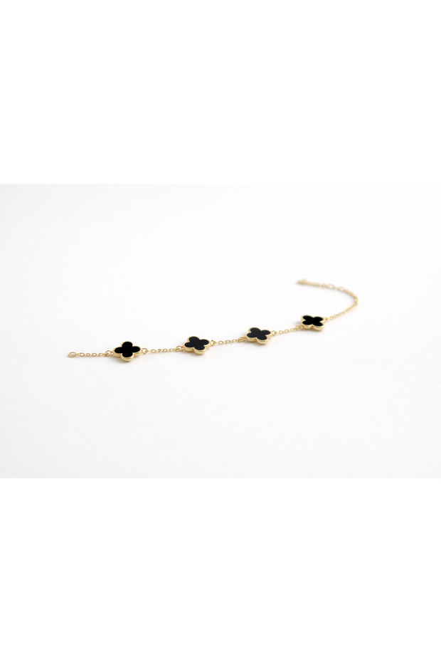 Yonca Gümüş 925 Ayar Bileklik - 3