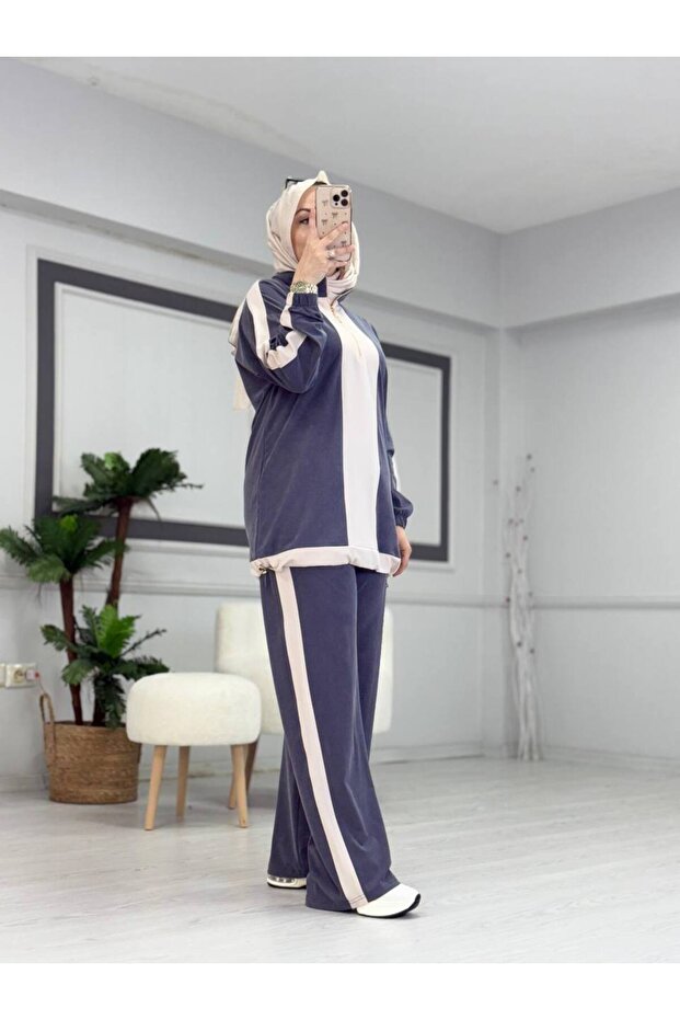 Camelya Silk Fabric Double Suit 10815