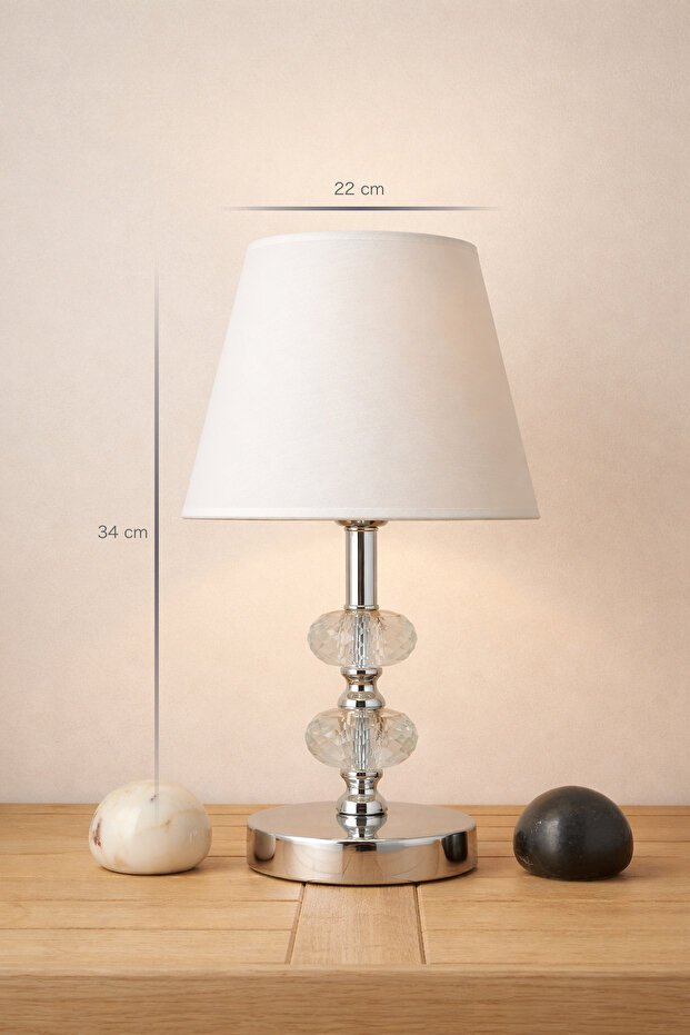 Elementer Gümüş Abajur - 2