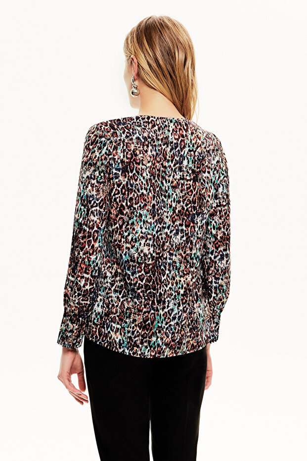 Manşet Detaylı Bluz - 3