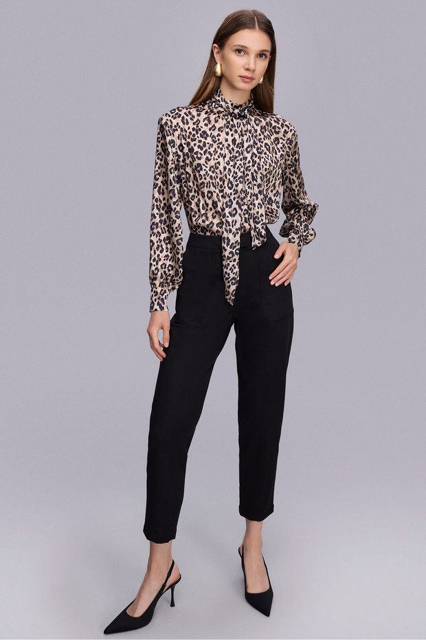 Siyah Kargo Pantolon - 2