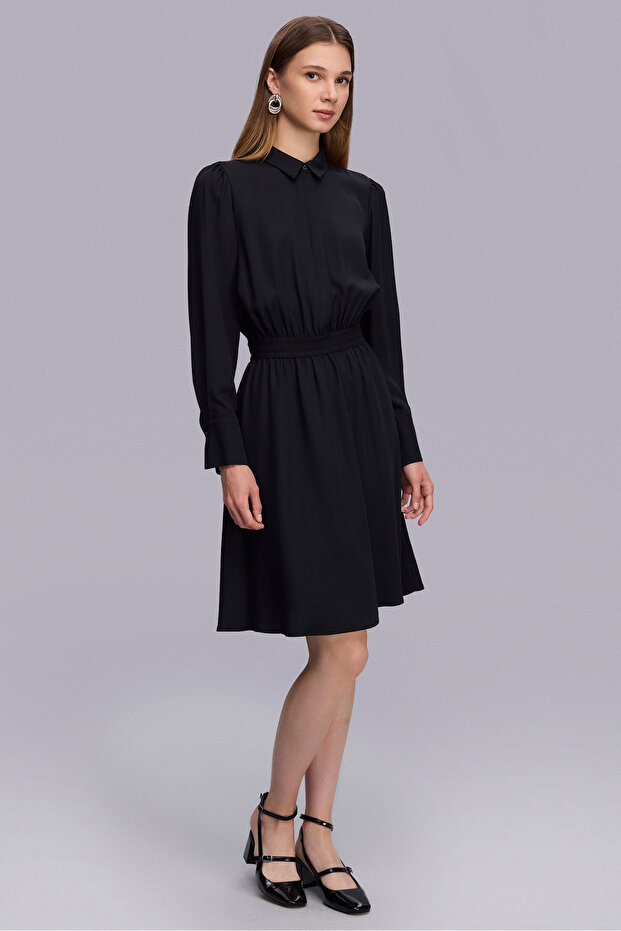 1790 ELBİSE SİYAH - 3