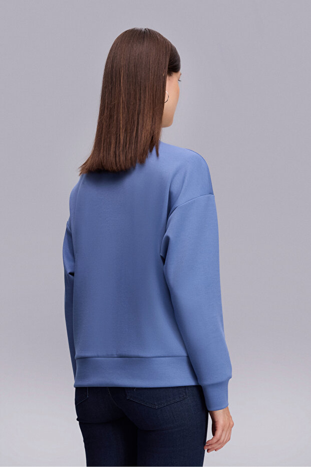5.51 SWEATSHIRT MAVİ - 4