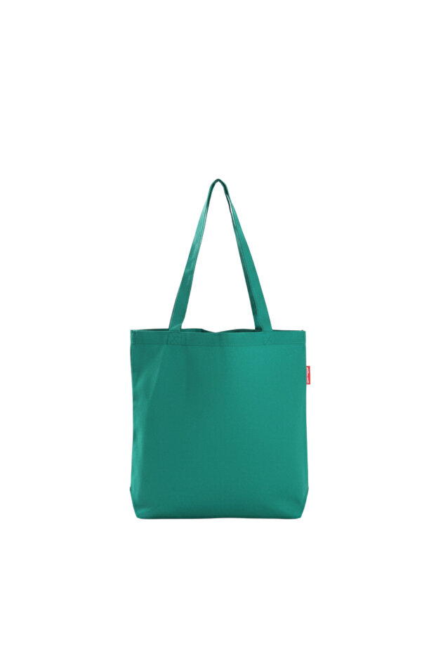 Baskısız Yeşil Bez Çanta - 1