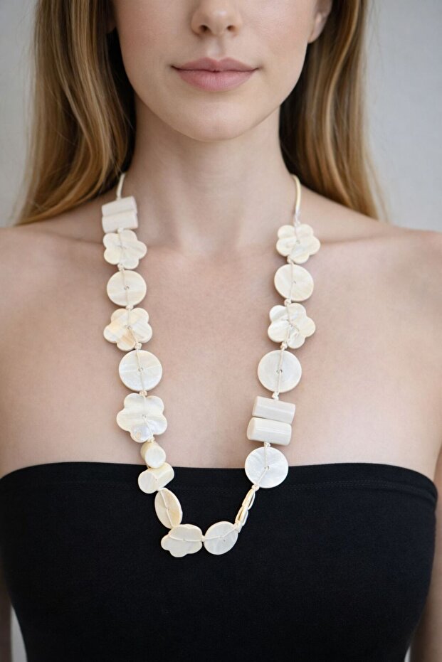 Laser Cut Stone Women's Necklace
