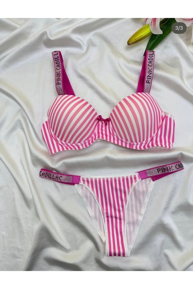 STONE SUPPORTED BRA SET - 1