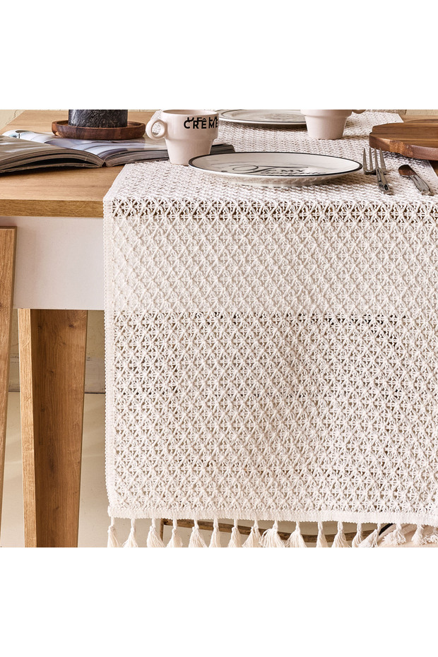 Soft Santa Runner - Ekru - 35x145 cm - 3