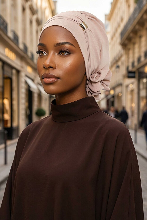 عمامة جاهزة مع إكسسوارات، حجر، HT-95