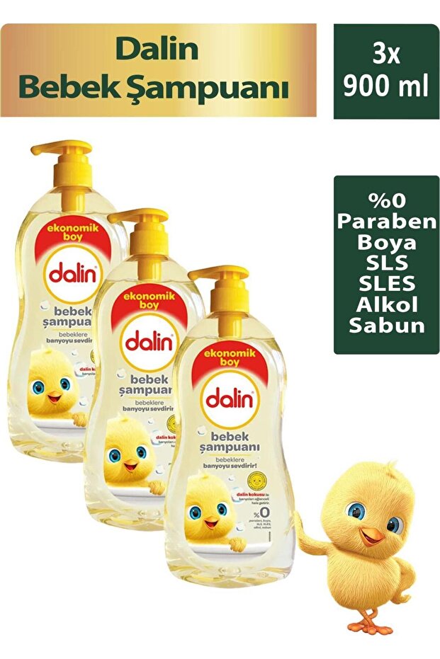 Şampuan 900ml X 3 Adet - 1