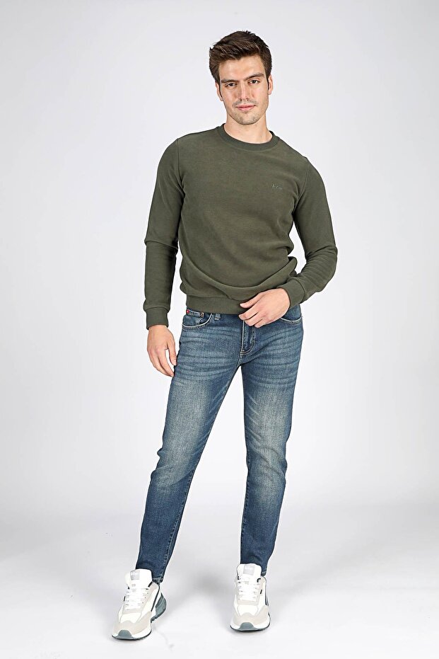 London Normal Slim Fit Tapered Cut Narrow Leg Raymond Raw Age Men's Jeans