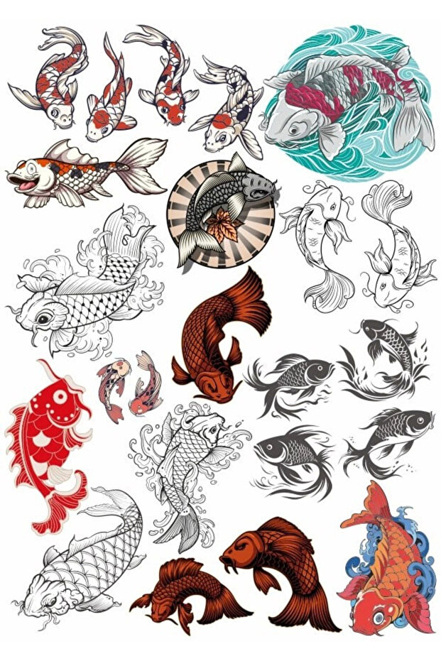 Fish Sticker Set - Pack of 3