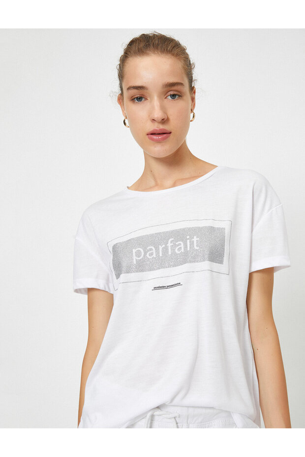 Women's Ecru T-Shirt 0YAK13817EK