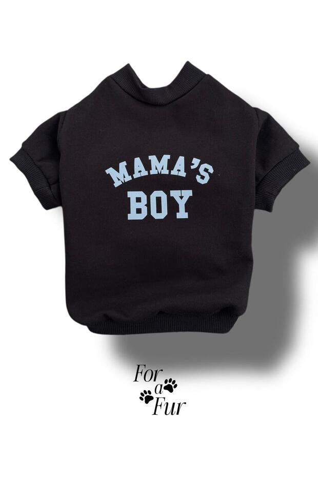 Dog T-Shirt Mamas Size Printed Black Cat T-Shirt Outfit Dog Sweater