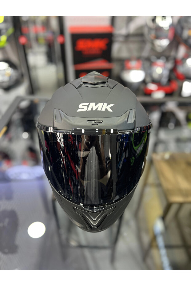 Typhoon Solıd Mat Kapalı Kask Şeffaf Vizörlü - 5